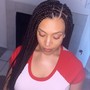 Medium curvy braids