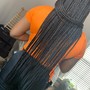 Small Knotless Braids(waist)