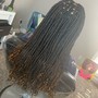 Small Knotless Braids(waist)