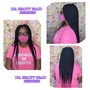 Jombo knotless box Braids (mid-back)