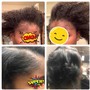 Weave sew in per row