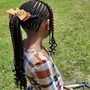 Half knotless/fulani (bohemian)