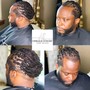 Loc Retwist + Shampoo (No F/S Luxxe MiRI Treatment) | Basic Loc Style)