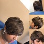 shampoo & style Pixie cut short-