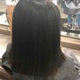 Silk Press w/ deep conditioning steam treatment