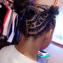 Large Box Braids back length