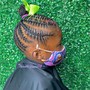 Kids Freestyle Cornrows (Weave & Beads) $200