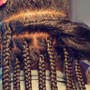 Box braids small. Butt length