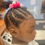 Kid's Braids Natural Hair No beads- Basic Style