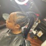 X small knotless braids