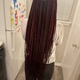 X small knotless braids