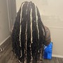 Shoulder length invisible locs