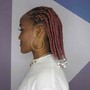 Large Knotless Box Braids