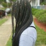 Traditional small Box Braids