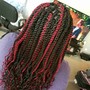 Small Mid Back Box Braids