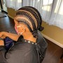 Individual knotless braids small