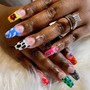 Mismatch Nail Art