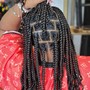 Feed-in cornrows Braids 2 layers