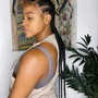 Cornrows w/ Braids In Back