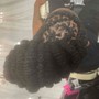 Wig braid down