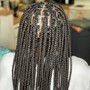 Traditional Small box braids