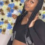 Large Knotless Box Braids