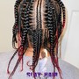 Large Boho Box Braids