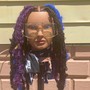 Opalite Crystal Beads Locs / braids