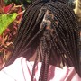 Fulani Braids | Half&Half Feed-in Braids /Box Braids