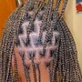 Medium Goddess Knotless Braids