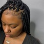 Small waist  box braids