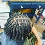 Loc Extensions w/curly ends (provided hair)