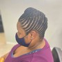 Flat Twists Updo