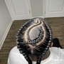 Haircut, Shampoo, Loc Re-twist (Waist Length)