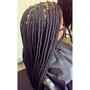 Boho add on for medium knotless box braids