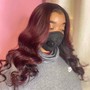 Full sew w/closure