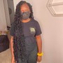 Distressed Locs-Medium(If your real hair is short to shoulder length)