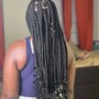 Half Weave Half Cornrows