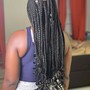 Half Weave Half Cornrows