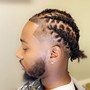 Basic cornrows for underneath wigs and more