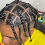 Haircut, Shampoo, Loc Re-twist(Neck Length)