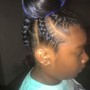 Feed-in Goddess Braids