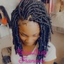 Soft/ distressed/butterfly locs touch up