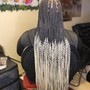 Medium Tribal braids- straight to the back