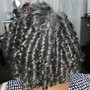 Spiral Set/Roller Set Natural hair