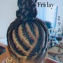 Natural Hair Braid Style