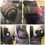 Crochet V/U Part Wig Down