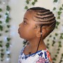 Feed-In braided Ponytail