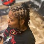 Top of head/Ear length Retwist