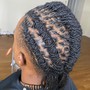 Men cornrows